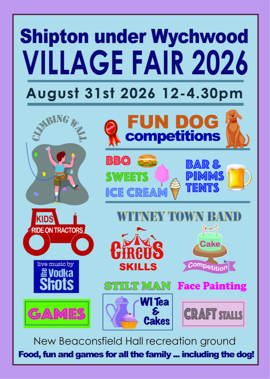 Shipton Under Wychwood fete in Oxfordshire